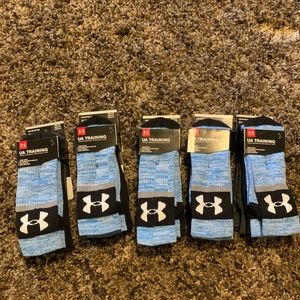 Under armour socks—all 5 sets for $35!